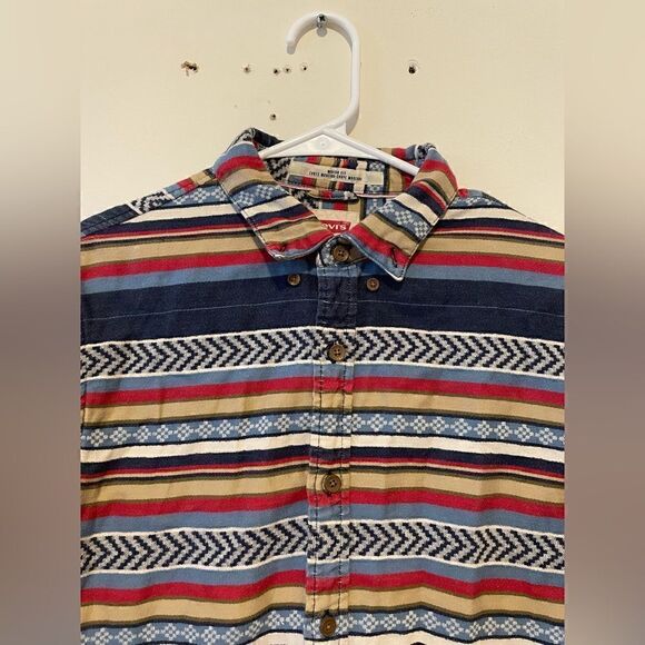 Levi’s Colorful Long Sleeve Shirt Men’s - Picture 10 of 13